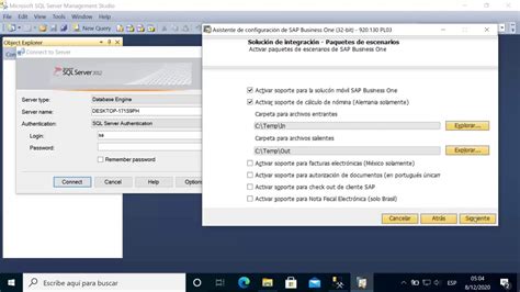 Instalación del Sistema Sap Business One con Base de Datos.